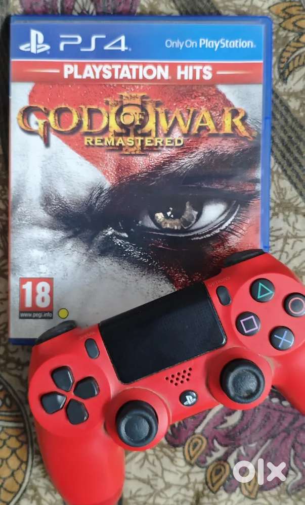 PS4 Controller+GOD OF WAR 3 REMASTERED GAME