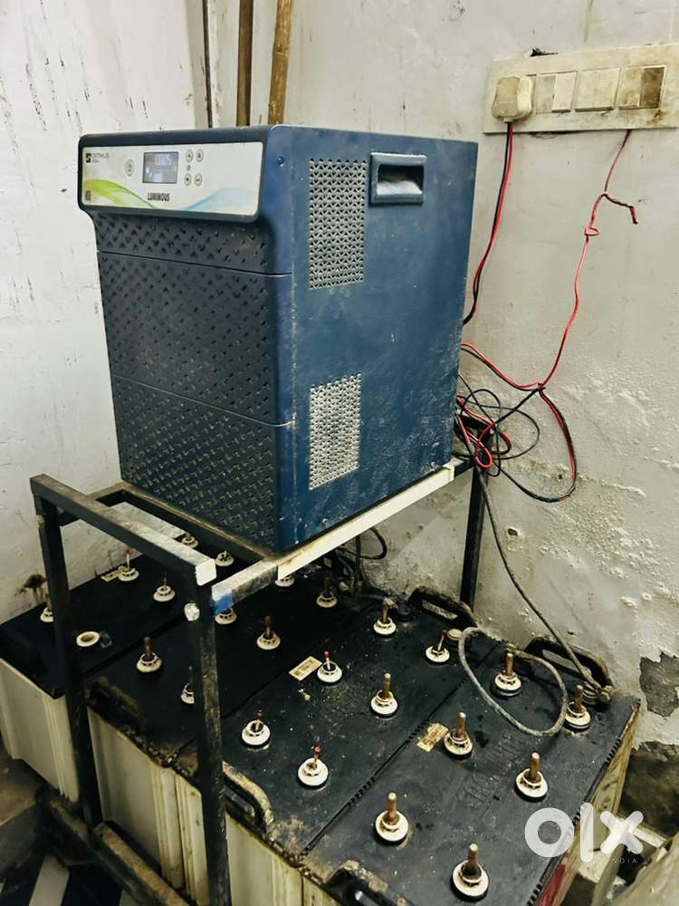 Luminous 150Ah battery 4 set under warranty