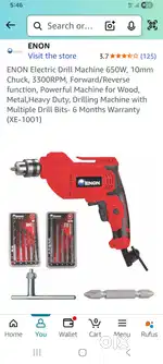Drill Machine for Metal, Wood & Heavy duty usage