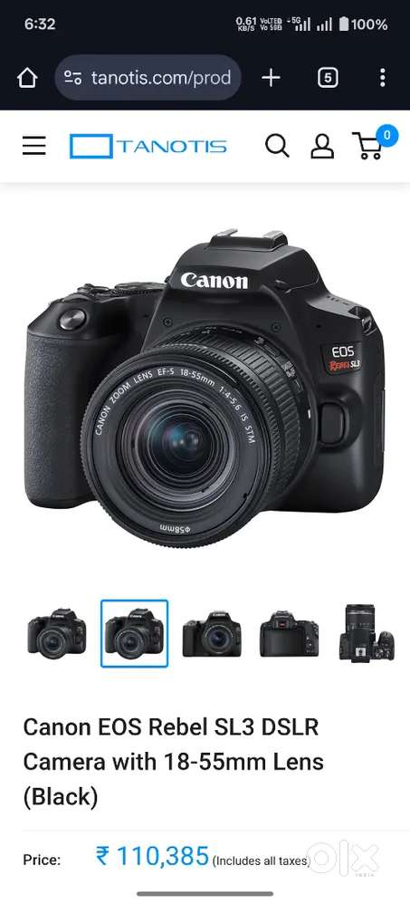 Canon EOS Rebel sl3 good condition no problem