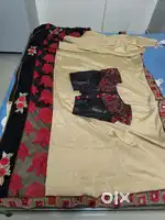 Women's embroidered soft silk saree