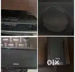 Sony home theatre system with subwoofer, base and surround speakers