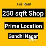 260 sqft Shop Prime Location Gandhi ngr