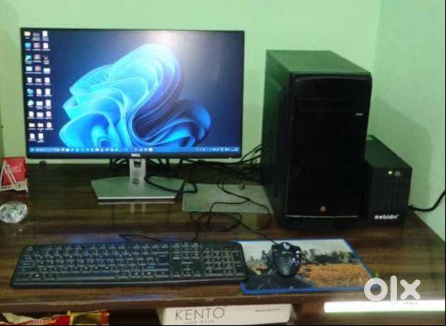 Full Desktop Setup i3 10th Gen  8GB  256GB SSD  1TB HDD  24” Dell