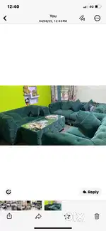 We want sell ohr seven sitter soffa set