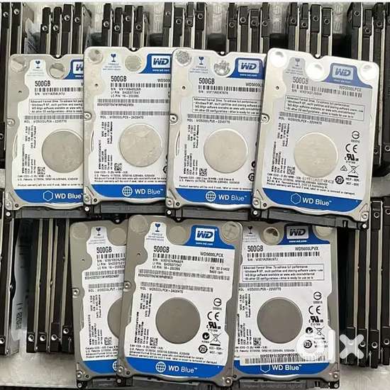 LAPTOP HDD 500 GB 600rs, 1 TB 1500rs Condition A Grade like new HDD