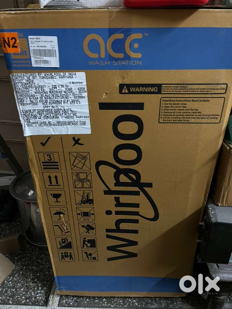 Brand new washing machine with all the facilites sealed pack