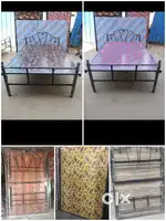 bn  brand new foldable metal cot 4)6 ( free delivery)