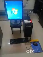 Computer pc full set 4gb ddr3 ram 320gb hdd  rotateable monitor