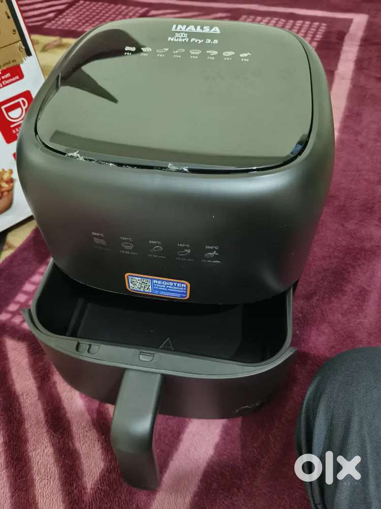 Air fryer bilkul new h bhai bas unboxing ki h