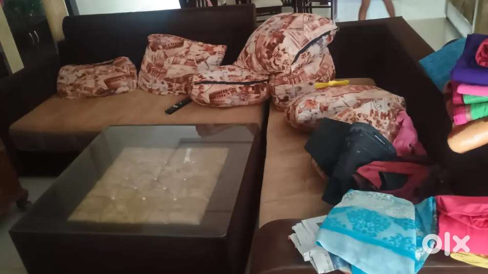 L shaped sofa
