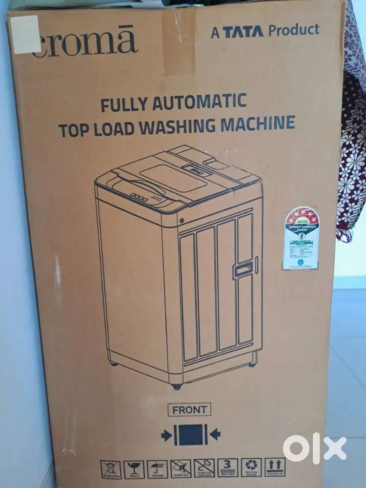 A tata product washing machine 7.5 kg