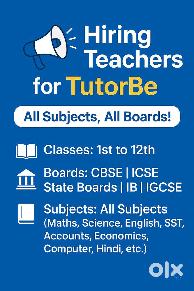 Hiring Teachers for TutorBe