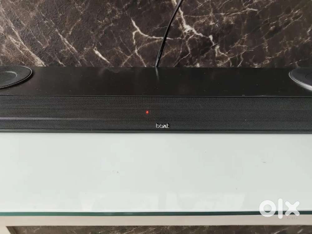 Boat soundbar music system with remote.