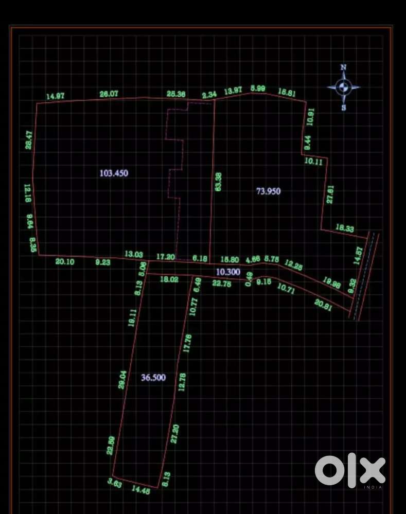 206 cent land for sale @ cherussery ollur