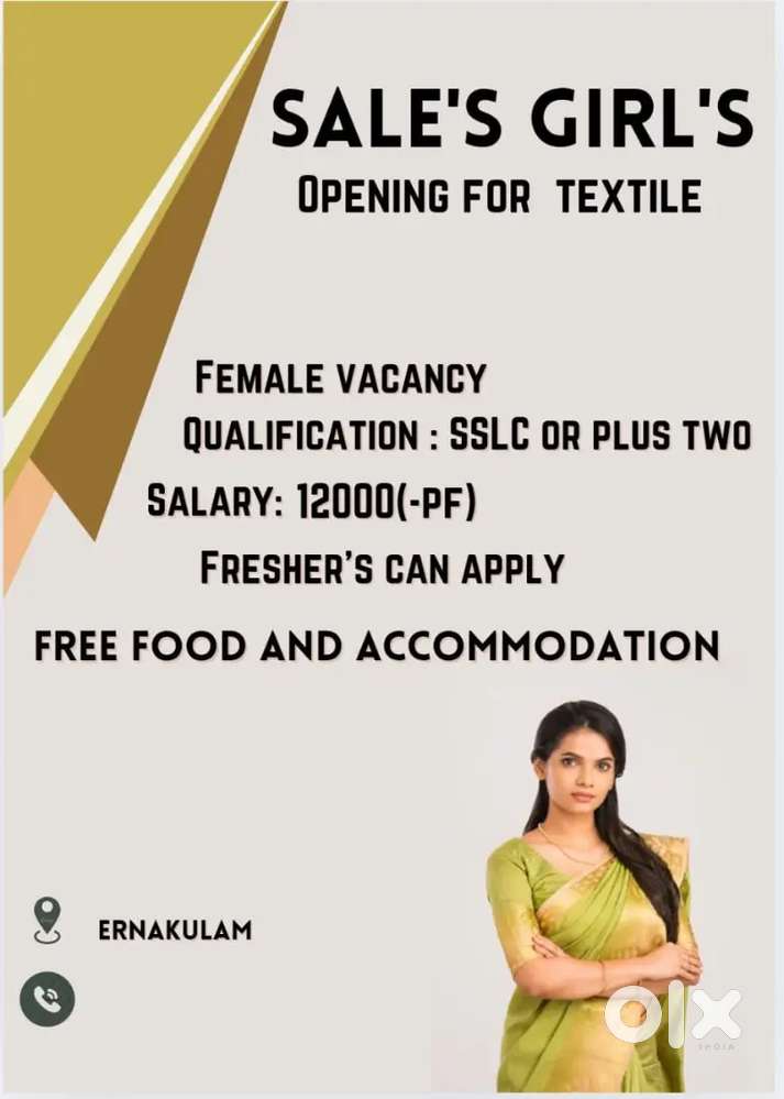 SALES GIRLS VACANCY Y