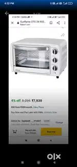 Pizza otg and sandwich maker