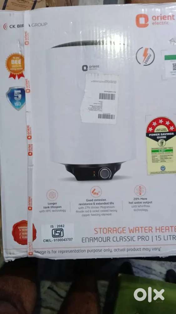 Orient electric geyser 25ltr 5 star