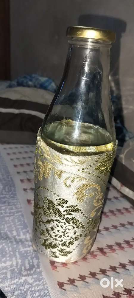 Glass water bottle pack of 2