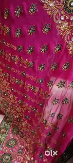Embroidery work Saree