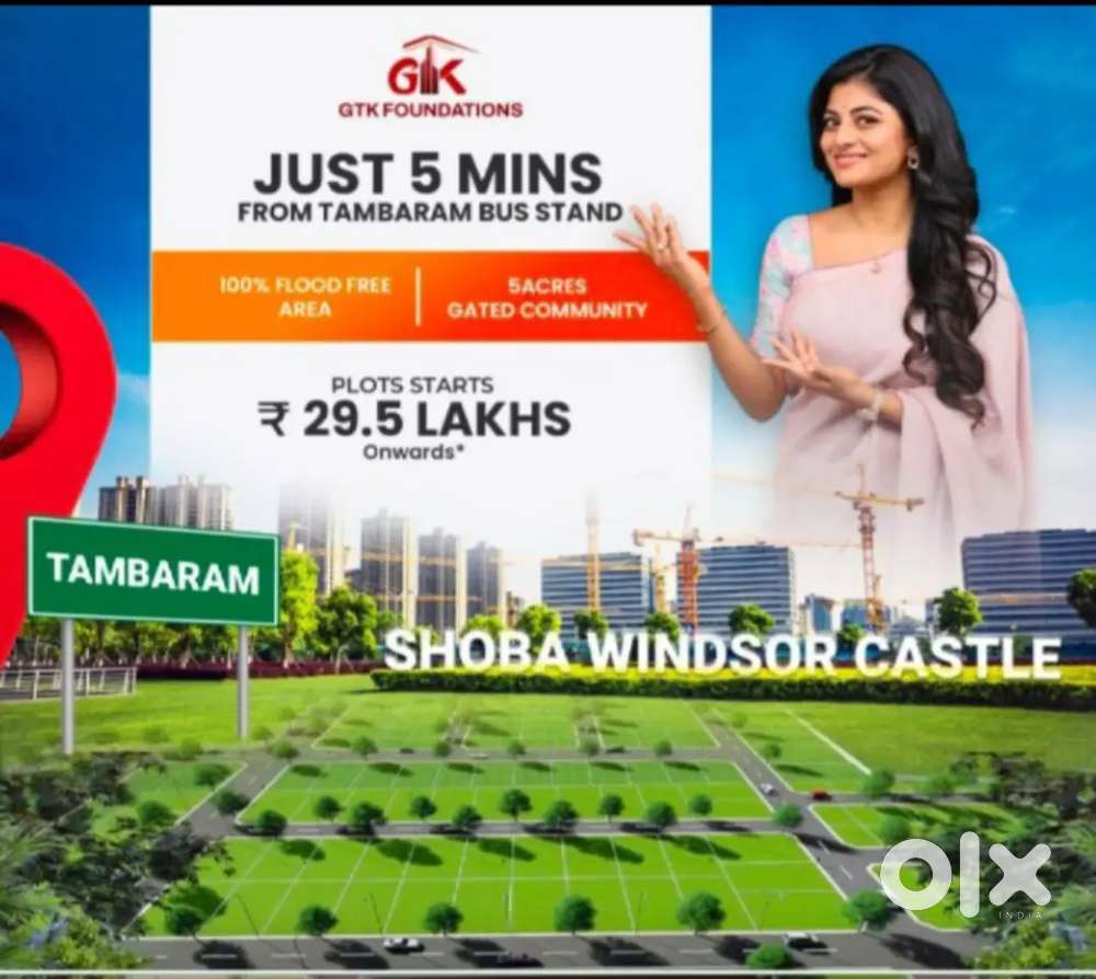 Customized villa plots for sale