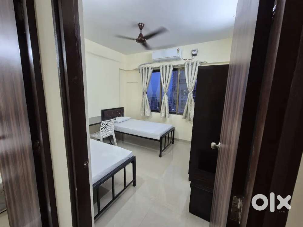 IN GHANSOLI Premium PG fully furnished zero brokerage deal