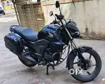 Bike with Side luggage box (Dikki)