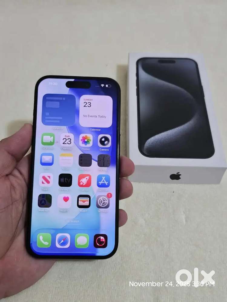 iPhone 15 pro 128GB 5 Months Used With Bill & Warranty Refurbished