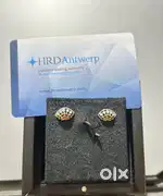  Gold & Natural Diamond Earrings – Unused  With Bill  ₹68,000