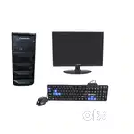 Consistent Computer Desktop i5 with Led Monitor Screen and 8/256 GB