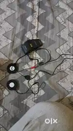 Sena intercom speaker and mic only and ktm top rack and sadle stay
