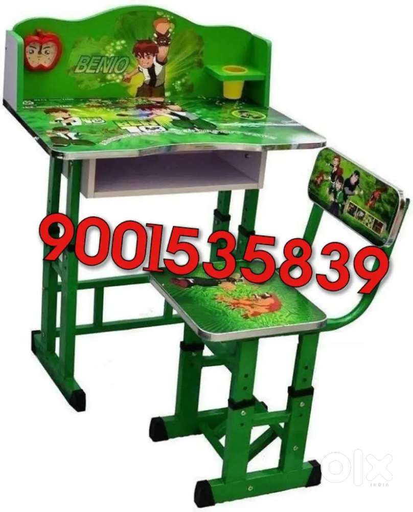 New wooden designer kids study table with chairs
