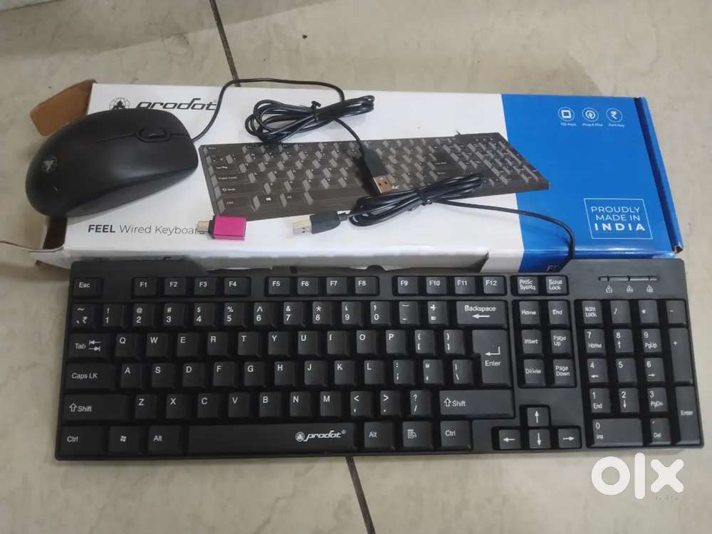 New Key board and mouse not used with box