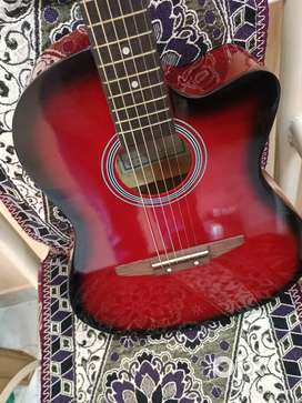 Brand New Havana Acoustic Guitar – Red Glossy Finish
