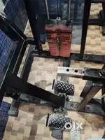Seating rowing machine and seating dips machine.