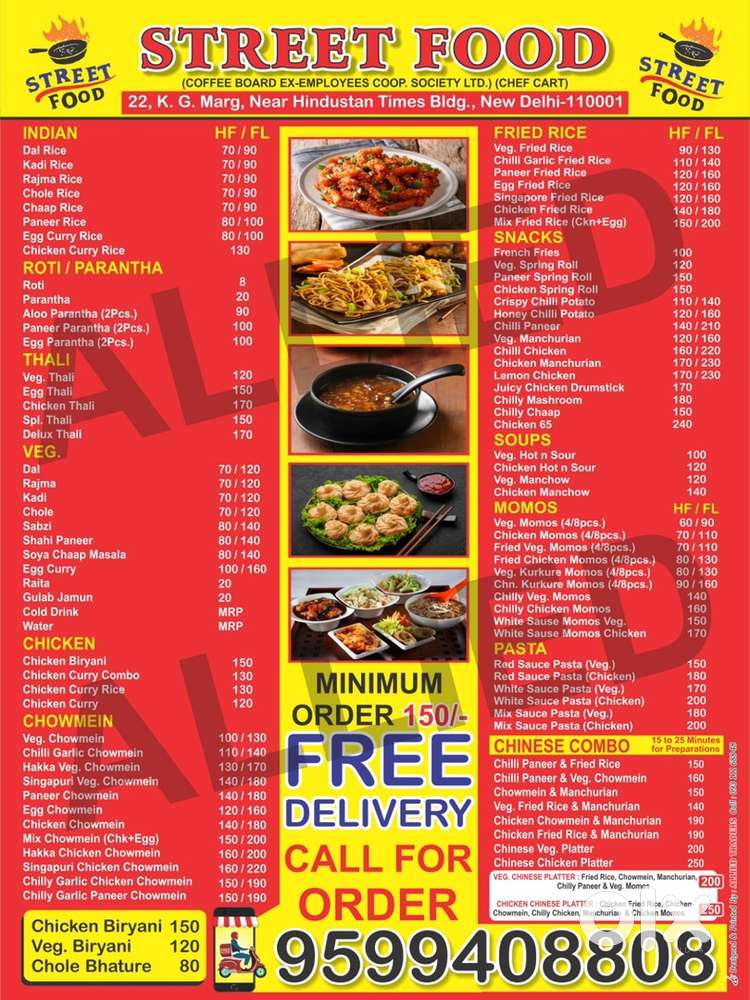 Cashier at food shop