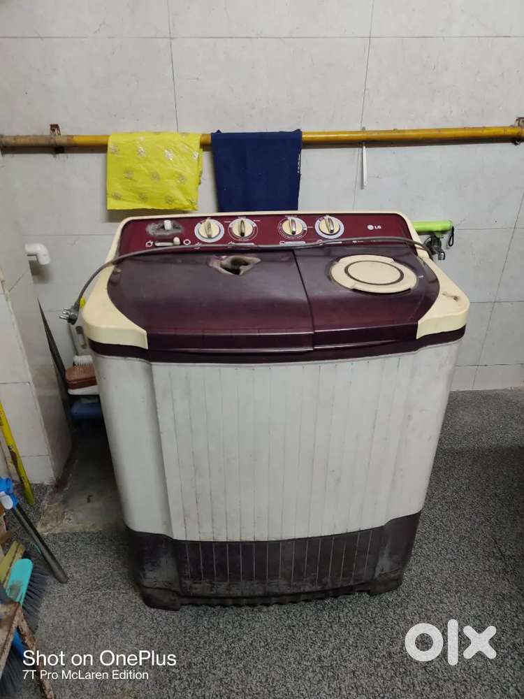 LG washing machine 7.8 kg semi automatic