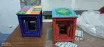 Wooden set of 3 stool