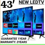 SMART + ANDROID 43' LED TV HD BOX PACK GUARANTEE + WARRANTY 1+2YEARS