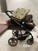 pavo italia stroller cum carry cot italian brand