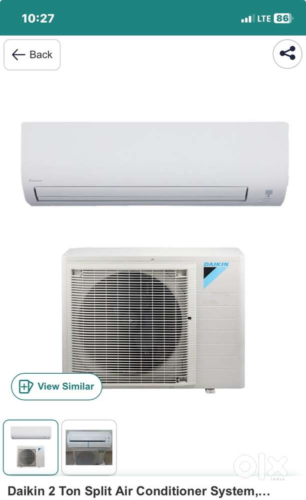 Daikin 2 ton aç working condition