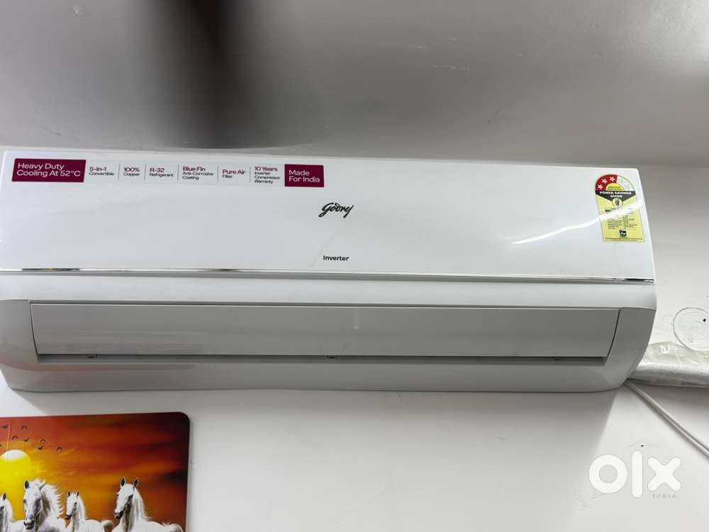 Good condition, Godrej new AC 1.5 ton three month old