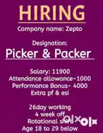 Packer and pickers