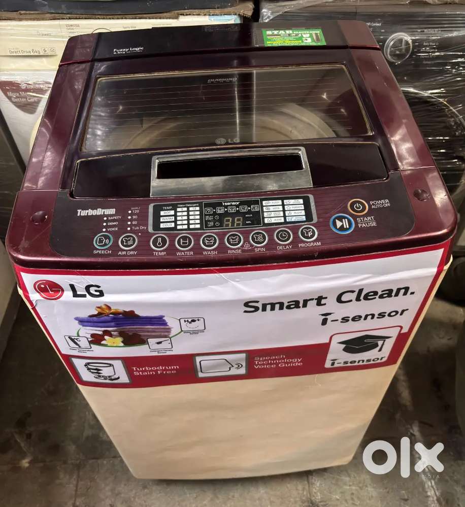 5 year motor warranty 6 months replacement warranty L.G 6.5 kg turbo