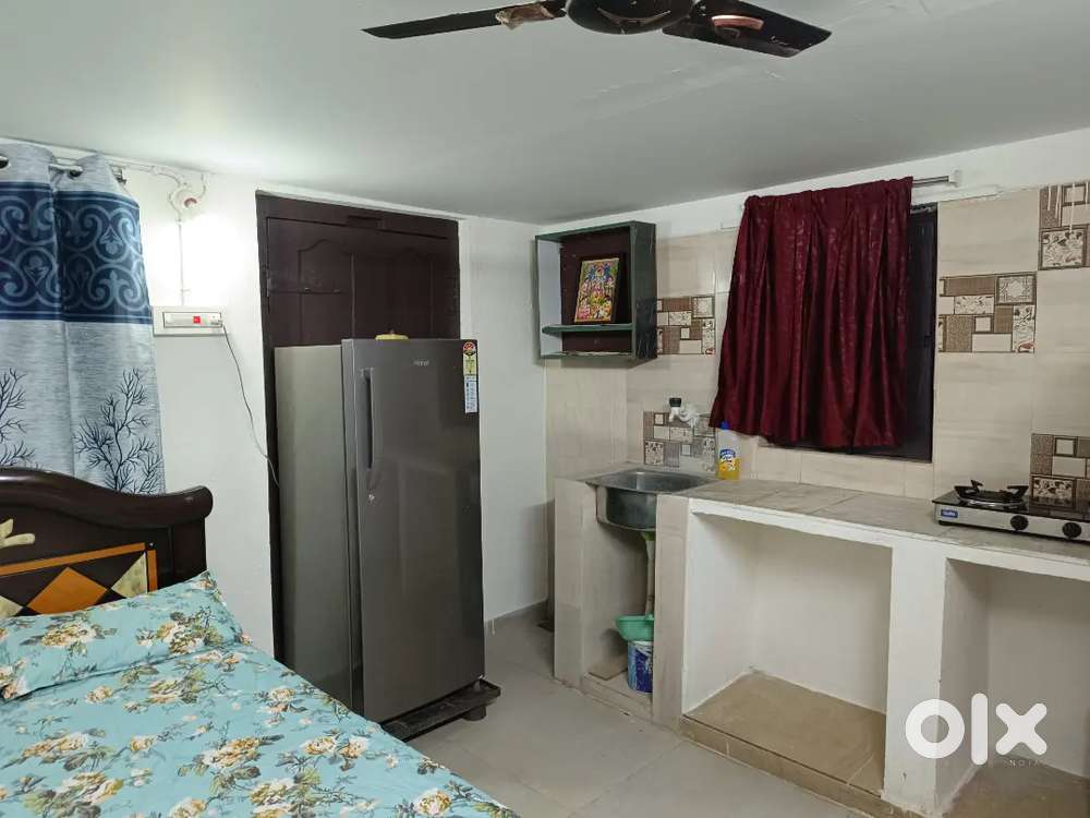Fully Furnished AC Room rent in Nelakondapalli in Main Road