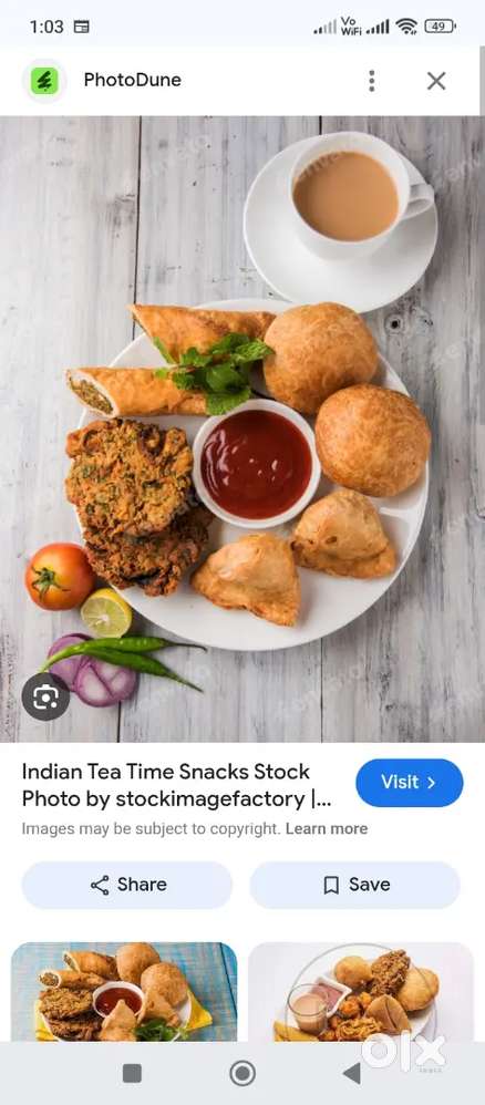 We need Tea and snack maker