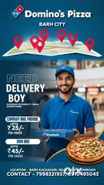 Delivery job at dominos pizza
