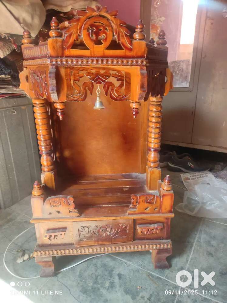 Wooden Temple Devghar for sale