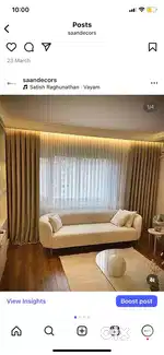 Curtain installation