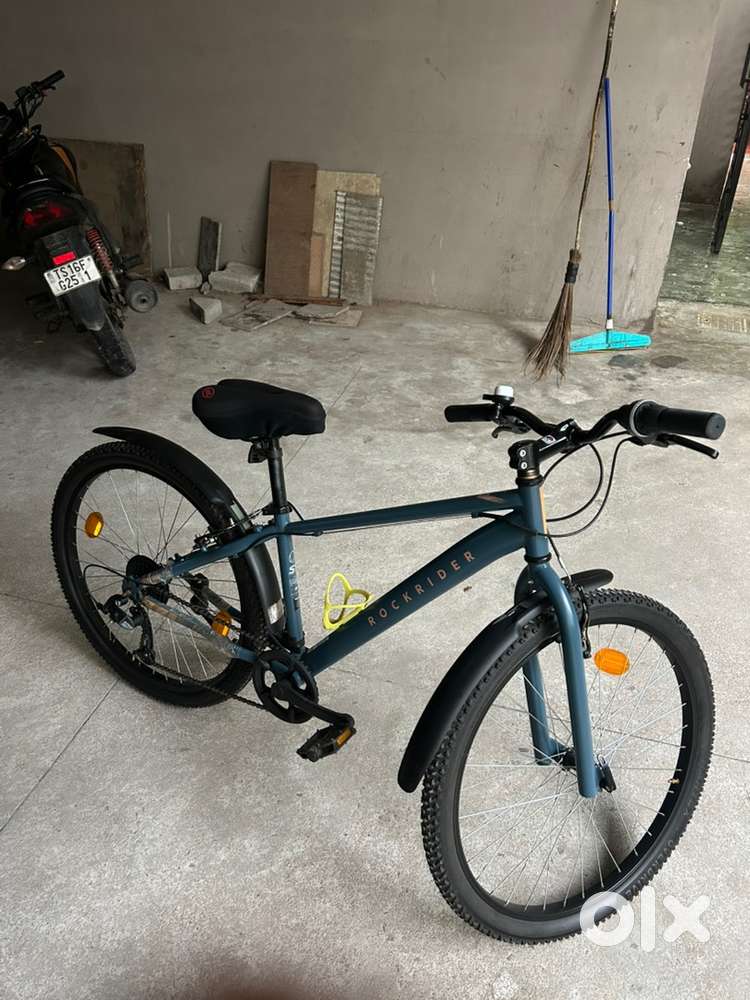 ROCKRIDER_ MTB tyres, V-breaks, 7speed bicycle